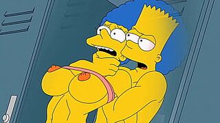 Marge Moans With Pleasure When Her Thirsty Ass Is Filled With Streams Of Hot Sperm From All Sides / Erogē / Mangaka / Nekketsu