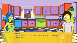 Naked High Heels and Stockings Lisa Simpson Seduces Step Mom in Summer Heat - Part 2