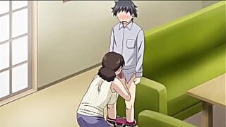 Asian MILF Opens Up Her Cherry With A Blowjob and Creampie [Hentai]