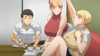 'Stepdaughter Tutored By Tatted MILF With Bouncy Breasts