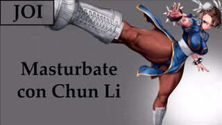 Obedece a mi Chun Li con completo dominio. JOI con su vagina y su recto.