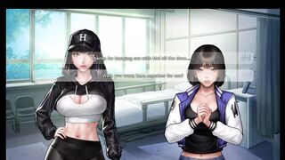 Sweaty Milf, Angry Girl, and Unconfortable Female Try to Sneak into Lingerie Shop at Night